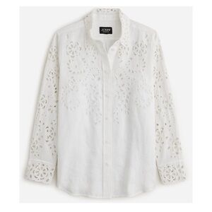 JCrew collection eyelet shirt